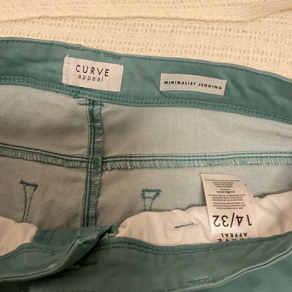 Curve Appeal Denim - Curve Appeal Women's Ankle Jeans - Teal